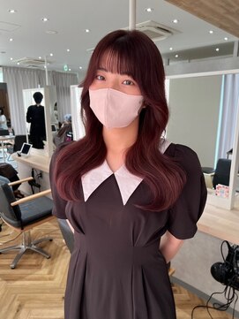 ジーナ 北千住ミルディス通り(Zina) 美髪※チェリーレッド※韓国ヘア【Zina北千住ミルディ通り】