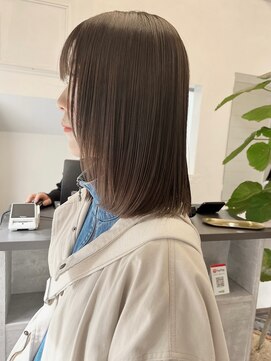 ラレイ ハラジュク(Lalei harajuku) 原宿/パーマ落とし/縮毛矯正/原宿パーマ落とし/切りっぱなしボブ