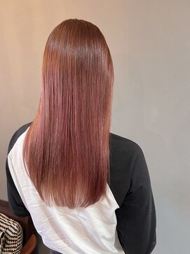 ココカラヘアー プラス(cococara‐hair plus) ピンクベージュ/ハイトーン/ダブルカラー/髪質改善ストレート