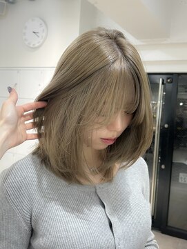 オニキス(ONYX) ブリーチカラー×オリーブベージュ【aya指名】