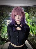 デザインカラー／ツートーンカラー／シャギーレイヤー