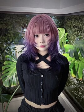 キイ 原宿 表参道(K.e.y) デザインカラー／ツートーンカラー／シャギーレイヤー