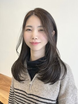 ビューエヒメ(VIEW EHIME) ★小顔前髪レイヤーカットナチュラル透明感ベージュ