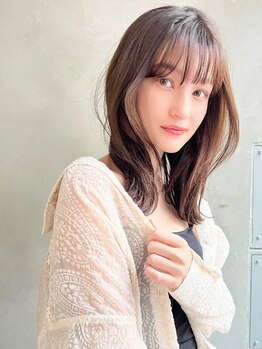 ラローレン(La LAUREN)の写真/【大通】カット＋カラー＋3STEPTR￥6,490！抜群の似合わせ×トレンドスタイルは【La.LAUREN】で＊