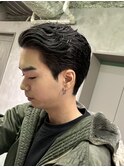 七三オールバック バーバー