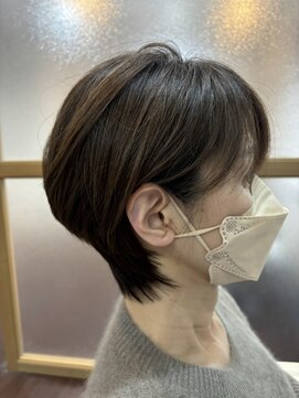 マーズソレイユラモード(mars soleil la mode) 脱白髪染め×くびれ◎耳掛けショートウルフ