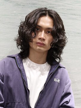 ヨシザワインク プレミアム 横浜 桜木町店(YOSHIZAWA Inc. PREMIUM) 10代20代ロン毛無造作ニュアンススパイラルパーマ