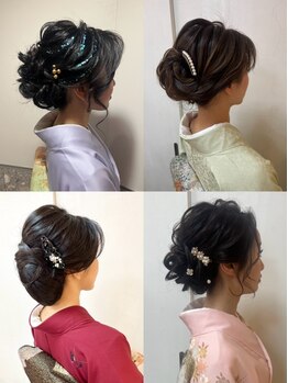 セットサロン ヘアークラブ(Setsalon Hair Club)の写真/【北新地駅徒歩１分】プロの技で崩れにくく、より素敵に華やかに♪早朝予約はお問い合わせください◎