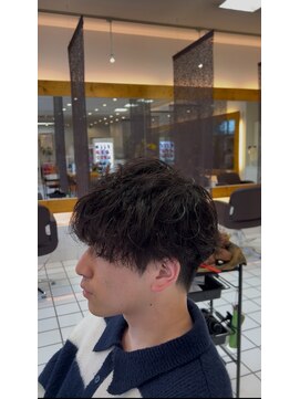 ヘアーアンドメイク サワ 上田本店(SAWA) シャドーパーマ　メンズラウンドマッシュ
