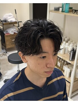 バース 梅田中崎町店(BIRTH) ニュアンスパーマフェザーパーマセンターパートワンカール