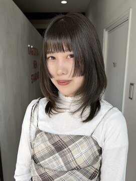 ディレクト(Direct) ショートボブハイライトレイヤーカットヘアセット髪質改善天文館