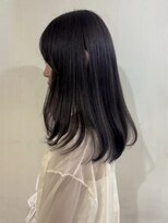 ミレバイジェニー (mirae by geny) ラベンダーグレーとレイヤーカット