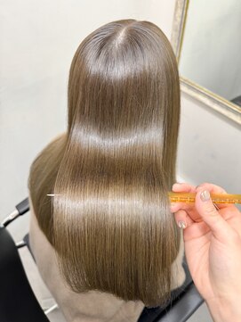 キイ ギンザ(k.e.y GINZA) うる艶水素トリートメント/オリーブベージュカラー