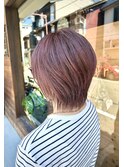 スモーキーピンクショート