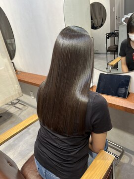 ナンバーセカンド(Number 2nd) まとまる極艶髪質改善ストレート