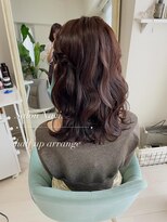 サロンナビ(Salon Navi)&nbsp;サイドハーフアップ/結婚式ヘアセット/お呼ばれヘアセット