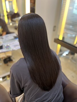 スタイル 成城学園前(STYLE) 【髪質改善トリートメント】暗めオリーブカラーでさらに艶感UP