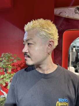 メリケンバーバーショップ トーキョー(MERICAN BARBERSHOP TYO) スパイキーショート/ツーブロック/アップバング【嶋壽】293