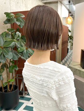 ミニボブ/ボブ/レイヤーカット/ダブルカラー/ブリーチ/栄h227
