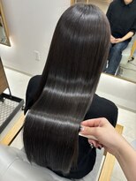 ミリ 奈良店(mm)&nbsp;グレージュ/髪質改善/透明感カラー/近鉄奈良/学割/艶髪