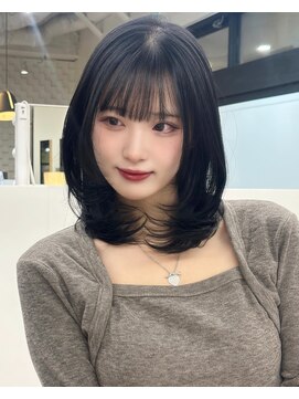 ケア 神戸(CARE) 韓国レイヤーボブ