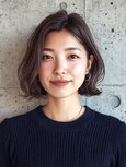 小顔ミディアムパーマミディアムデジタルパーマボブパーマ