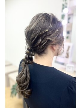 ジェシータ 品川駅前店(GESHITA) あみ下ろしポニー　【品川／セット／着付】