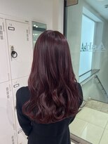 アッシュ 吉祥寺店(Ash)&nbsp;【ブリーチなし】チェリーレッドカラー