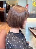 洗練された大人ボブ
