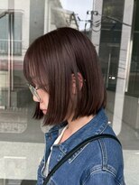 ヲタク(wotaku.)&nbsp;オリーブブラウン透明感カラーブリーチなしカラーくすみカラー