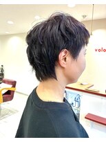 ヴォロンテ(volonte)&nbsp;ベリーショート/簡単スタイリング/パープルハイライト