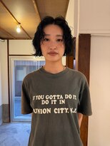 パーク(PARK)&nbsp;ボブボブパーマニュアンスパーマパーマスタイルパーマヘア