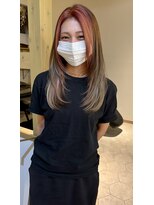 ソラ 京都桂川店(SORA.)&nbsp;デザインカラーで魅せる大人可愛いレイヤースタイル◎
