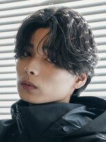 フィフス 神南(fifth) フェザーパーマセンターパートウルフカットルーズパーマッシュ
