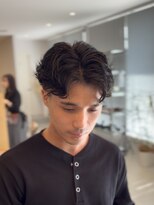 アニューヘアー 長束店(ANEW hair)&nbsp;ビジネスヘアでも使えるニュアンスパーマ(祇園)(長束)(山本)