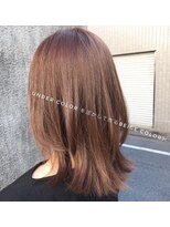 リンク ヘアスペース(Link hair space)&nbsp;【Link】[お客様スタイル104］#切りっぱなし#ベージュ