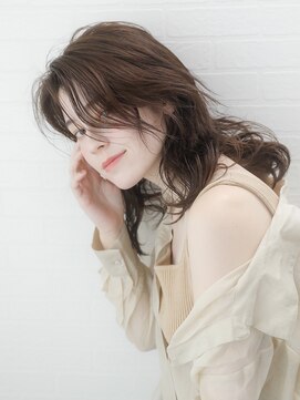 アールプラスヘアサロン(ar+ hair salon) ゆるやかウェーブ