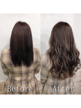 あるじゃんすー 札幌店 ナチュラルハイライトカラー#シールエクステ#大人巻き#札幌