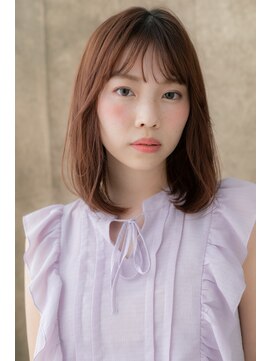 カバーヘア ブリス 大宮西口(COVER HAIR bliss) 大人かわいい前下がり小顔ワンカール鎖骨ミディアムZ大宮