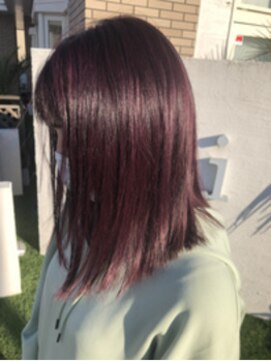 オッジ ヘアー 深谷店(Oggi Hair) ピンクパープル