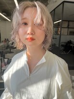 アンドスタイル(&style)&nbsp;【大名店　江藤】２ブリーチホワイトベージュ