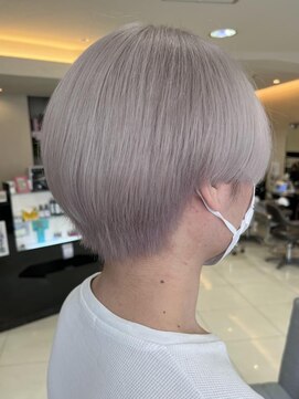 プライズ 池袋店(prize) ホワイトベージュハイトーンブリーチダブルカラー池袋　4057