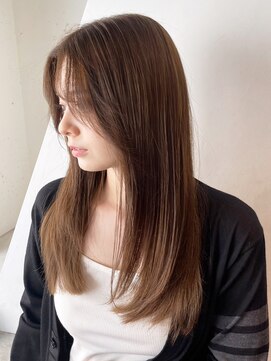 アイティーバイアルバム 松戸店(IT by ALBUM) ベージュ髪質改善_ショコラアッシュヘルシースタイル_ba418601