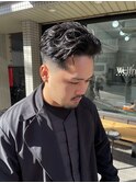 スパイラルツーブロックマッシュアップバングコンマヘア36