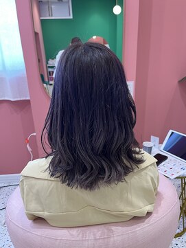 モア 岡崎(more) スタイリスト大山   顔周りレイヤー×ラベンダーグレージュ