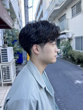 オムファミーユラグ(homme, famille raugh) ニュアンスパーマ