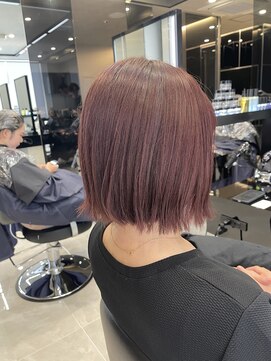 ハルキ ミナト ジャパン フクオカ(HARUKI MINATO japan FUK) ピンクベージュ/ボブ/wカラー