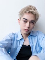 イオ 本厚木(io)&nbsp;スパイキーショートハイトーン短髪刈り上げツーブロック束感