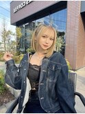 外国人風ボブ