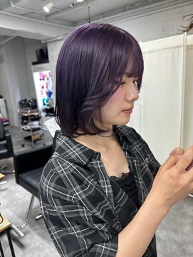 リア(riah) パープルブラック/ミディアムレイヤー